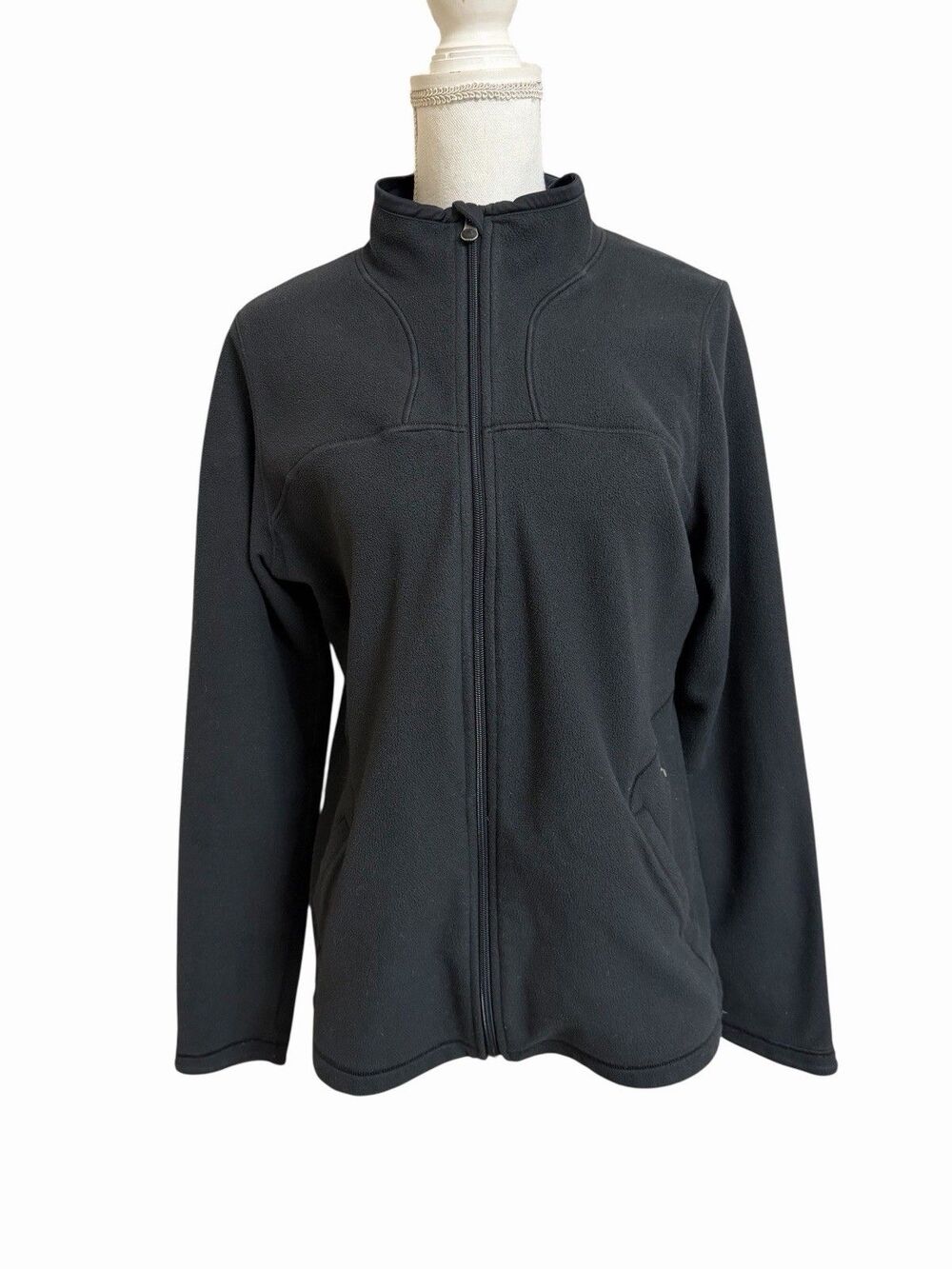 Under Armour Women's L Large Black Fleece Full Zip Jacket